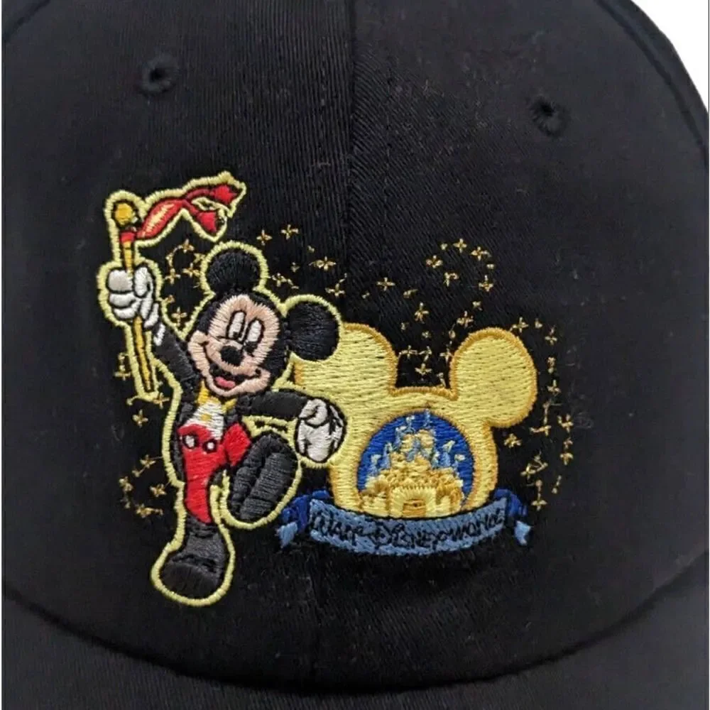 Walt Disney World Celebration Mickey Mouse Adjustable Strapback Hat‎